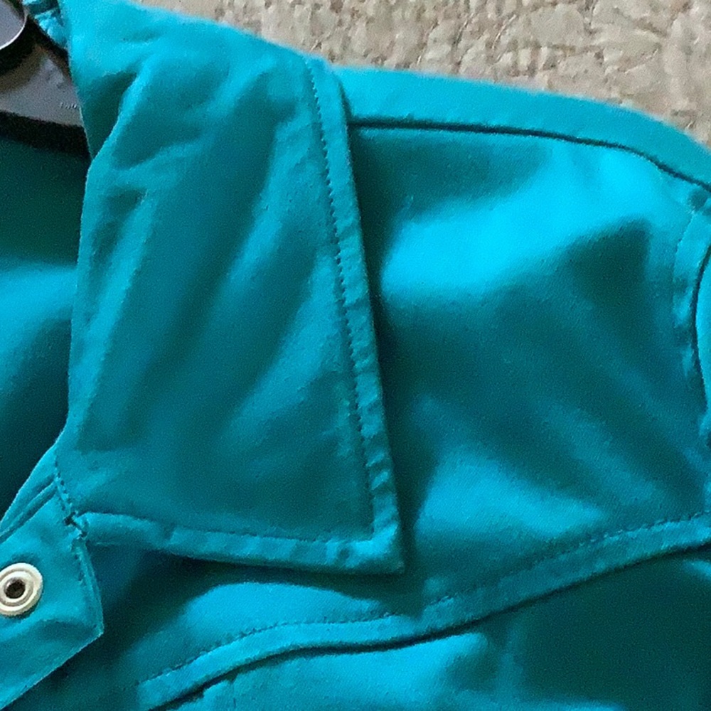Turquoise Jean Jacket - Picture 8 of 8